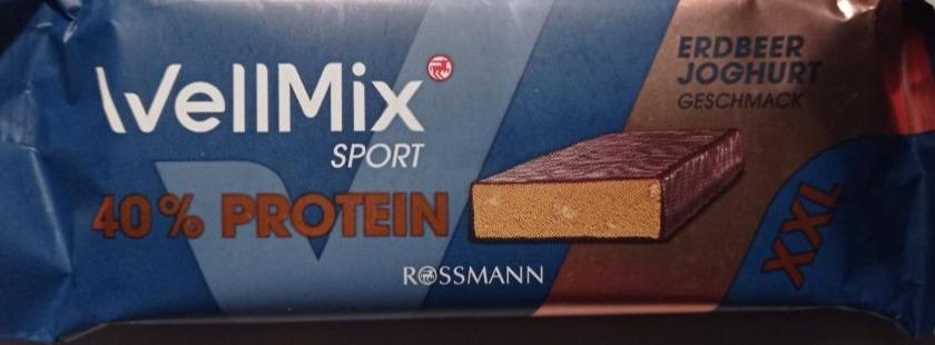 Fotografie - 40% PROTEIN edbeer joghurt geschmack WellMix