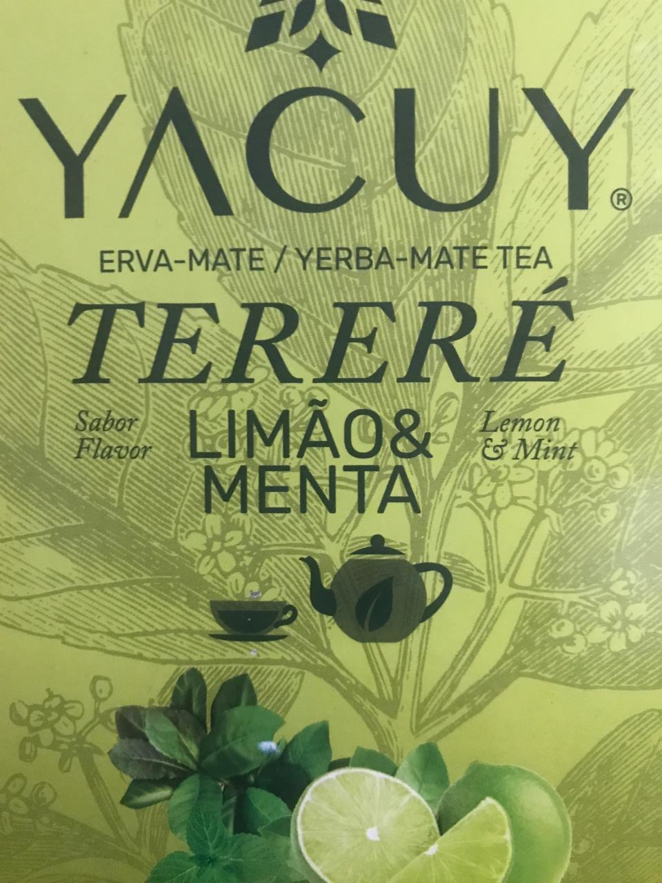 Fotografie - Erva-Mate Tereré Sabor Limão & Menta Yacuy