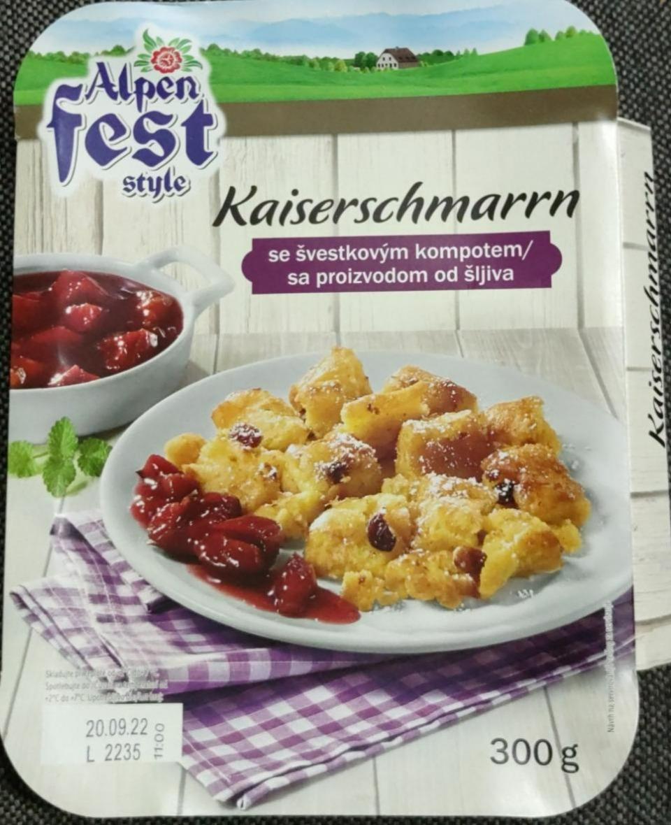 Fotografie - Trhanec se švestkovým kompotem Alpen fest style