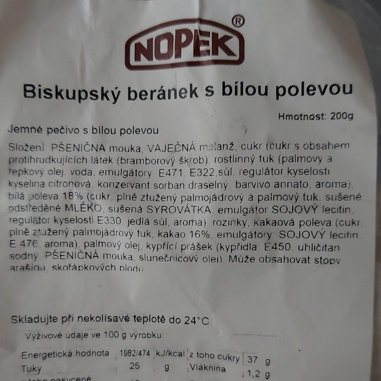 Fotografie - Biskupský beránek s bílou polevou Nopek