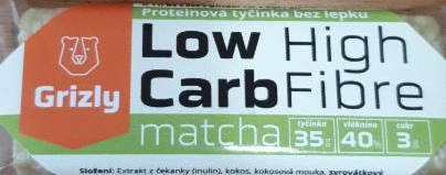 Fotografie - Low carb High fibre Matcha Grizly