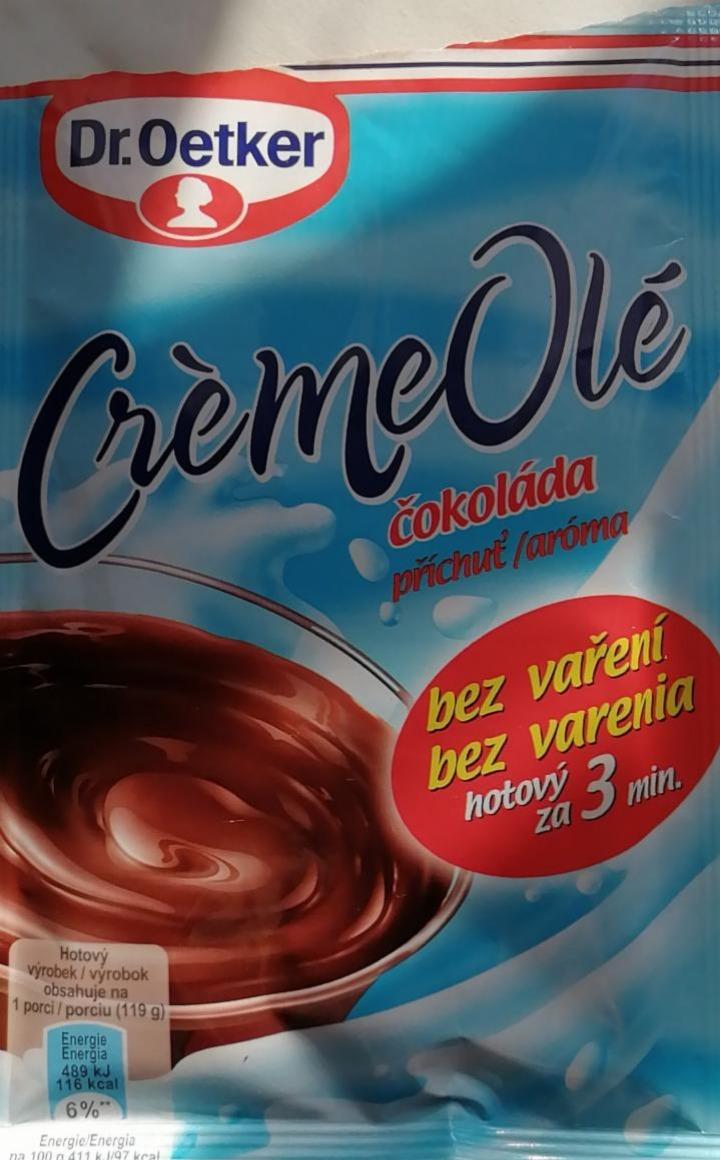 Fotografie - Créme Olé puding čokoládový hotový pokrm Dr.Oetker