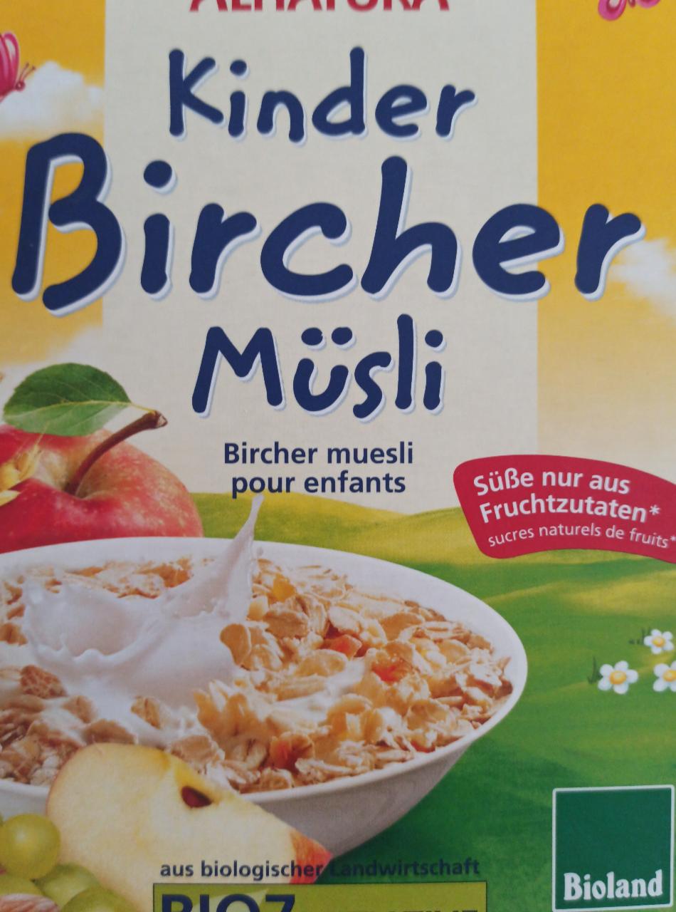 Fotografie - Bio Kinder Bircher Müsli Alnatura