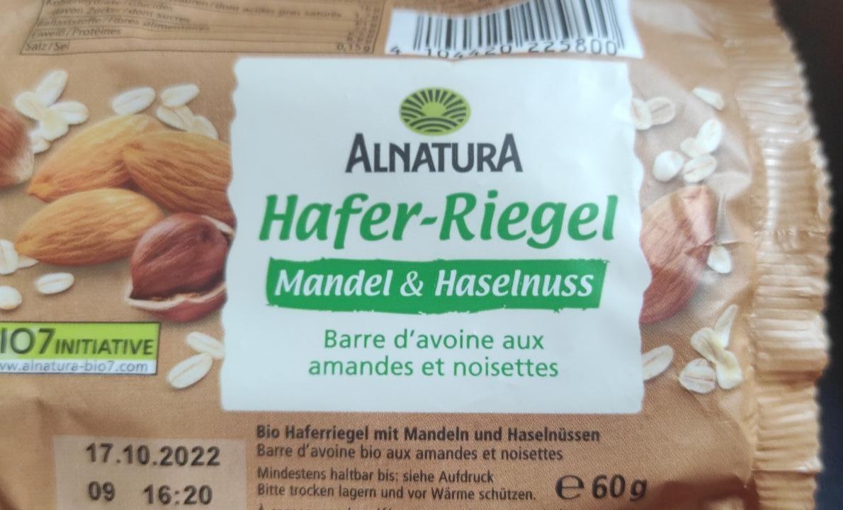 Fotografie - Hafer-Riegel Mandel & Haselnuss Alnatura