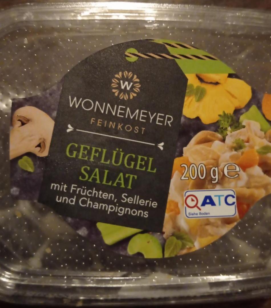 Fotografie - Geflügelsalat mít Früchten, Sellerie und Champignons Wonnemeyer