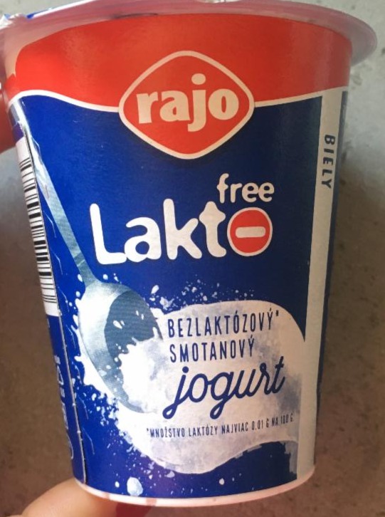 Fotografie - Rajo bezlaktózový jogurt biely