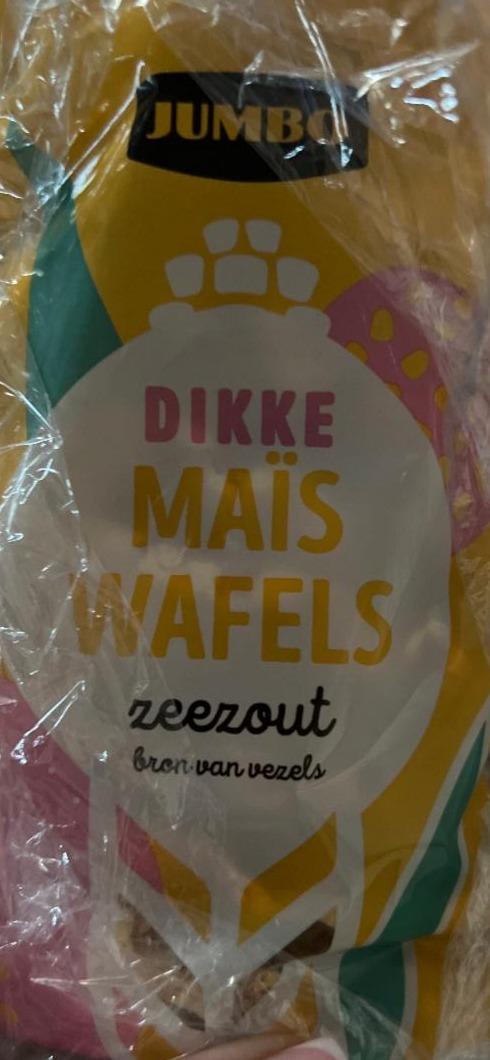 Fotografie - DIkke Maïs wafels Jumbo