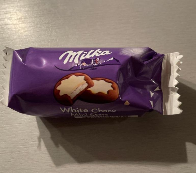 Fotografie - Milka White choco mini stars