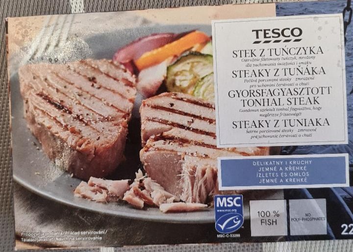 Fotografie - Steaky z tuňáka Tesco