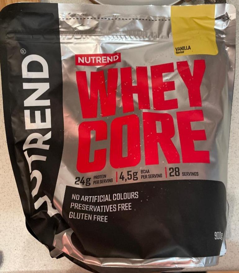 Fotografie - Whey Core Vanilla Nutrend