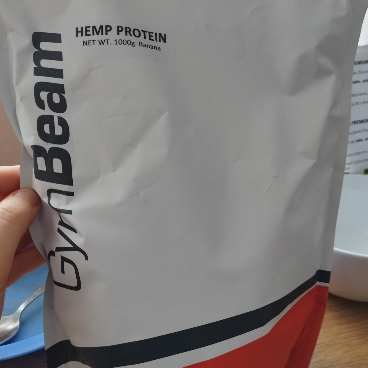 Fotografie - Hemp protein Banana GymBeam