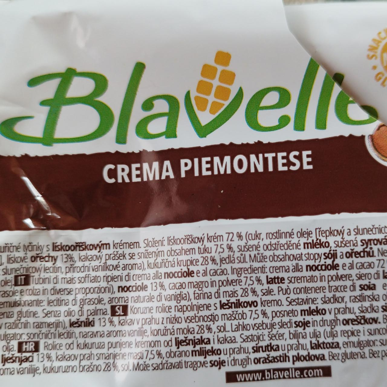 Fotografie - Creme piemontese Blavelle