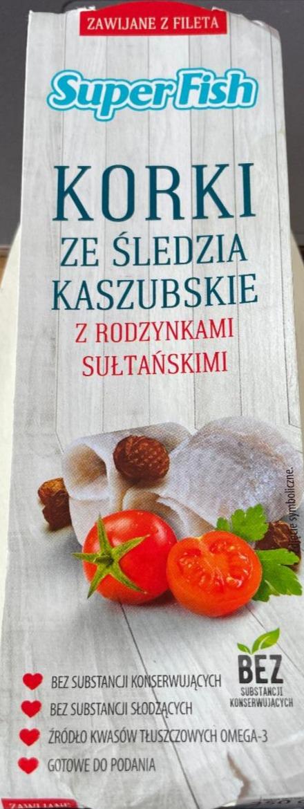 Fotografie - Korki ze śledzia kaszubskie z rodzynkami sułtańskimi SuperFish