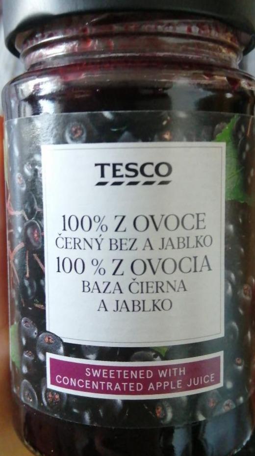 Fotografie - Tesco 100% z ovoce černý bez a jablko