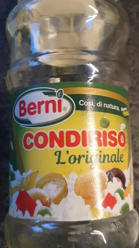 Fotografie - Condiriso l'originale Berni