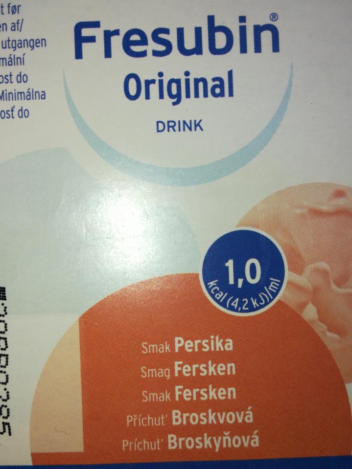 Fotografie - Fresubin Original Drink příchuť broskvová