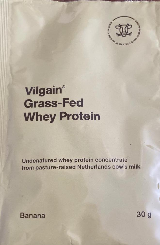 Fotografie - Grass-Fed Whey Protein Banana Vilgain