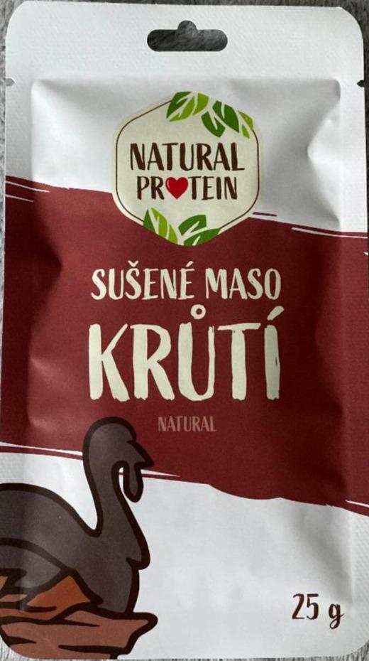 Fotografie - Sušené maso krůtí natural Natural protein