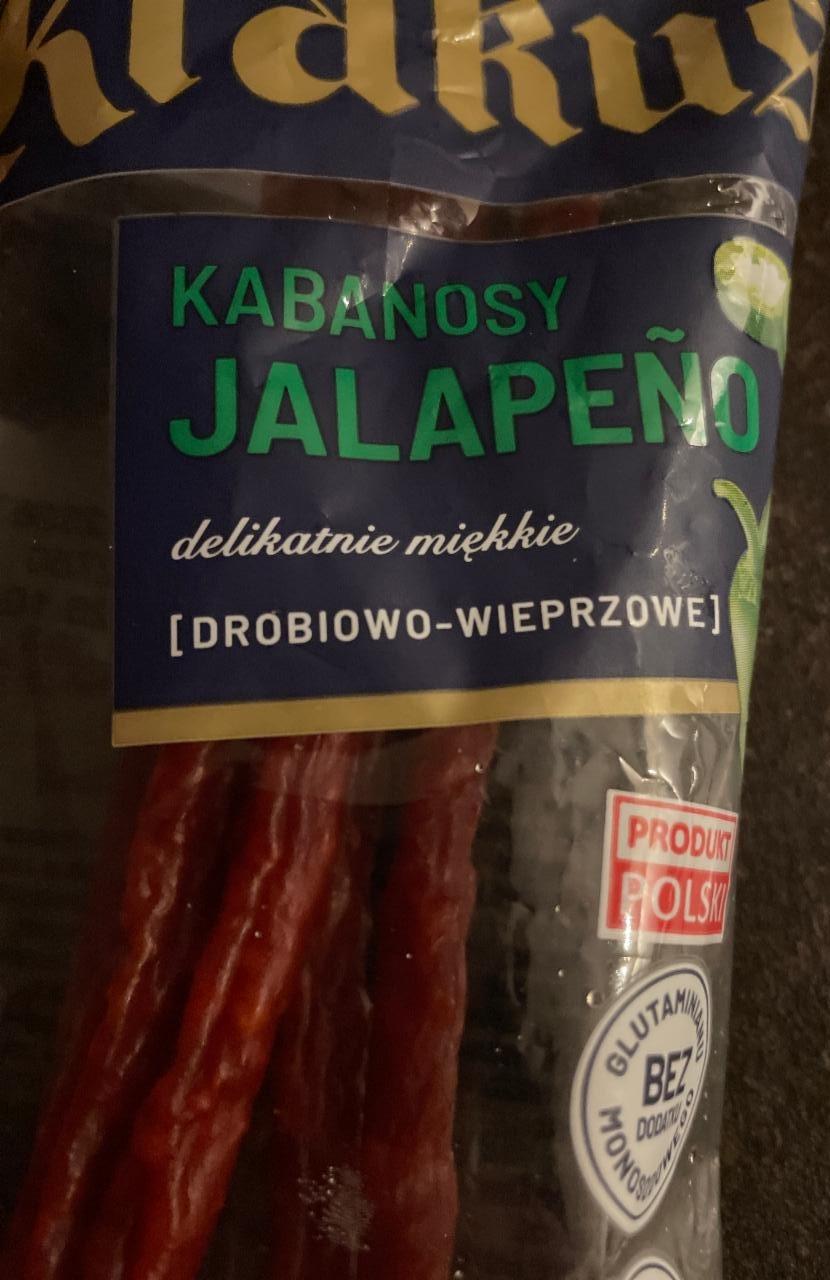 Fotografie - Kabanosy Jalapeño drobiowo-wieprzowe Krakus