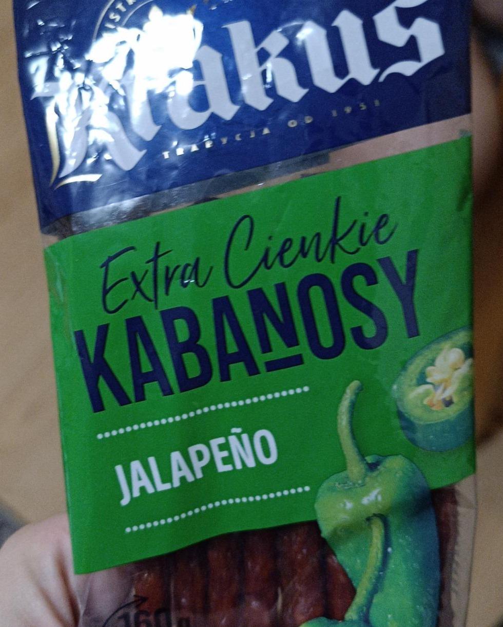 Fotografie - Kabanosy Jalapeño drobiowo-wieprzowe Krakus