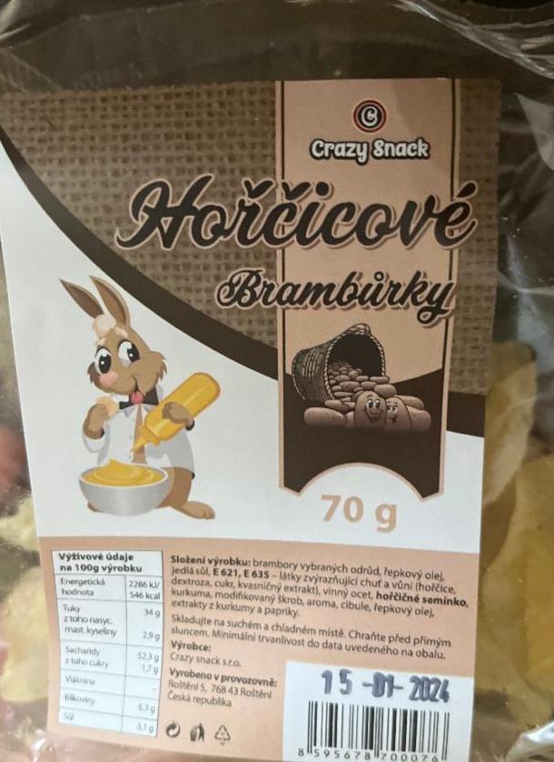 Fotografie - Hořčicové bramburky Crazy Snack