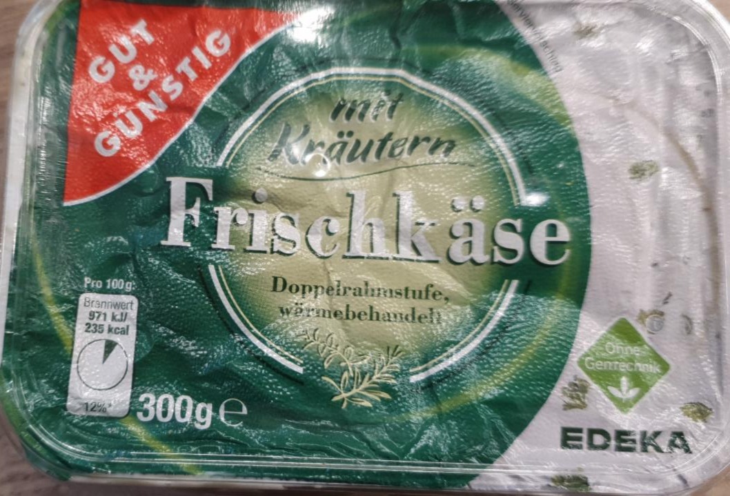 Fotografie - Frischkäse mit Kräutern Gut & Günstig