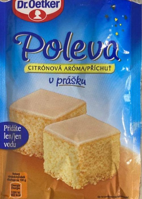 Fotografie - Poleva v prášku citrónová příchuť Dr.Oetker