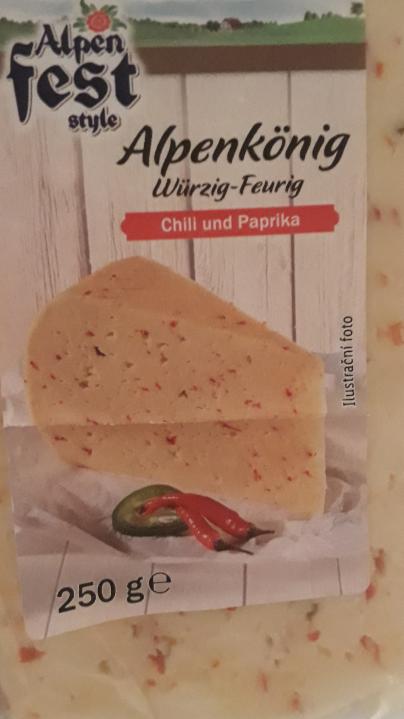 Fotografie - Alpenkönig Chili und Paprika Alpen fest style