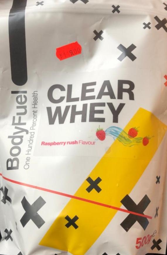 Fotografie - Body Fuel Clear Whey Raspberry rush