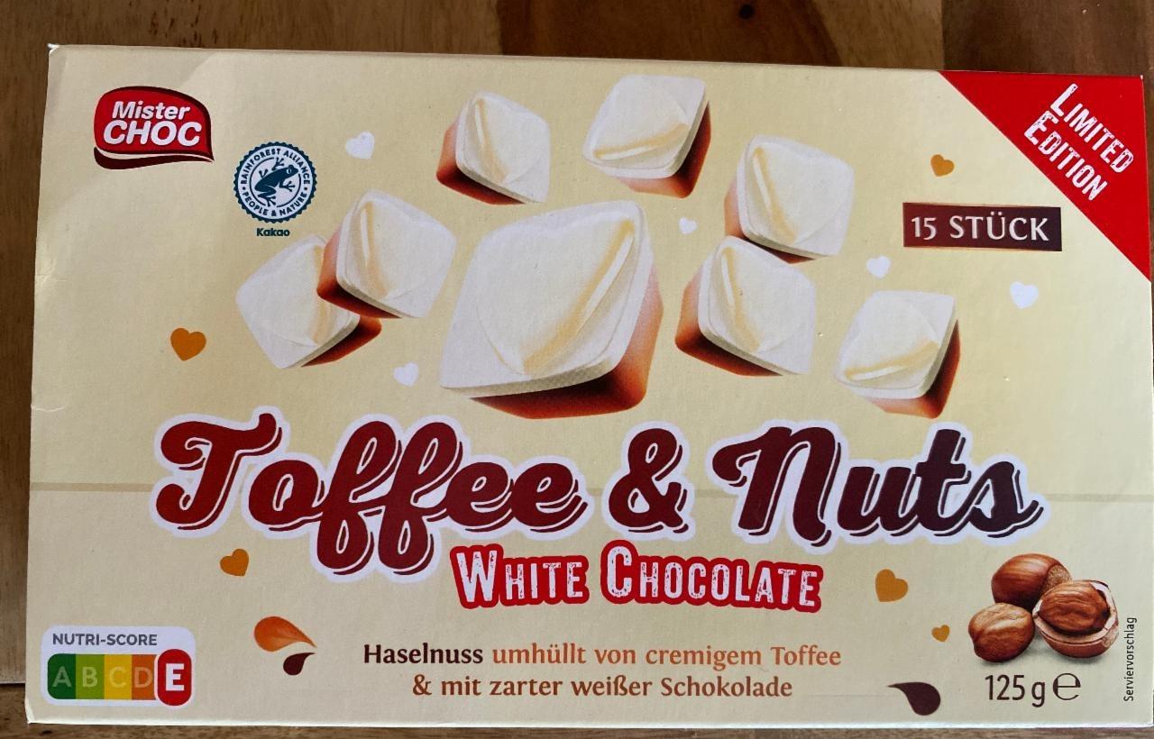 Fotografie - Toffee & nuts white chocolate Mister Choc