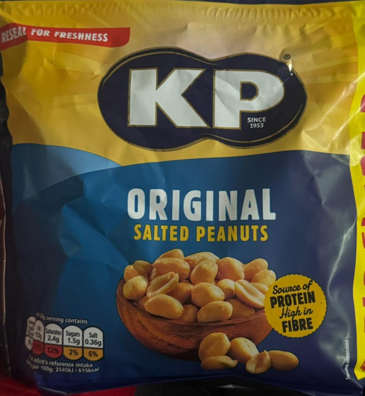 Fotografie - Original salted peanuts KP