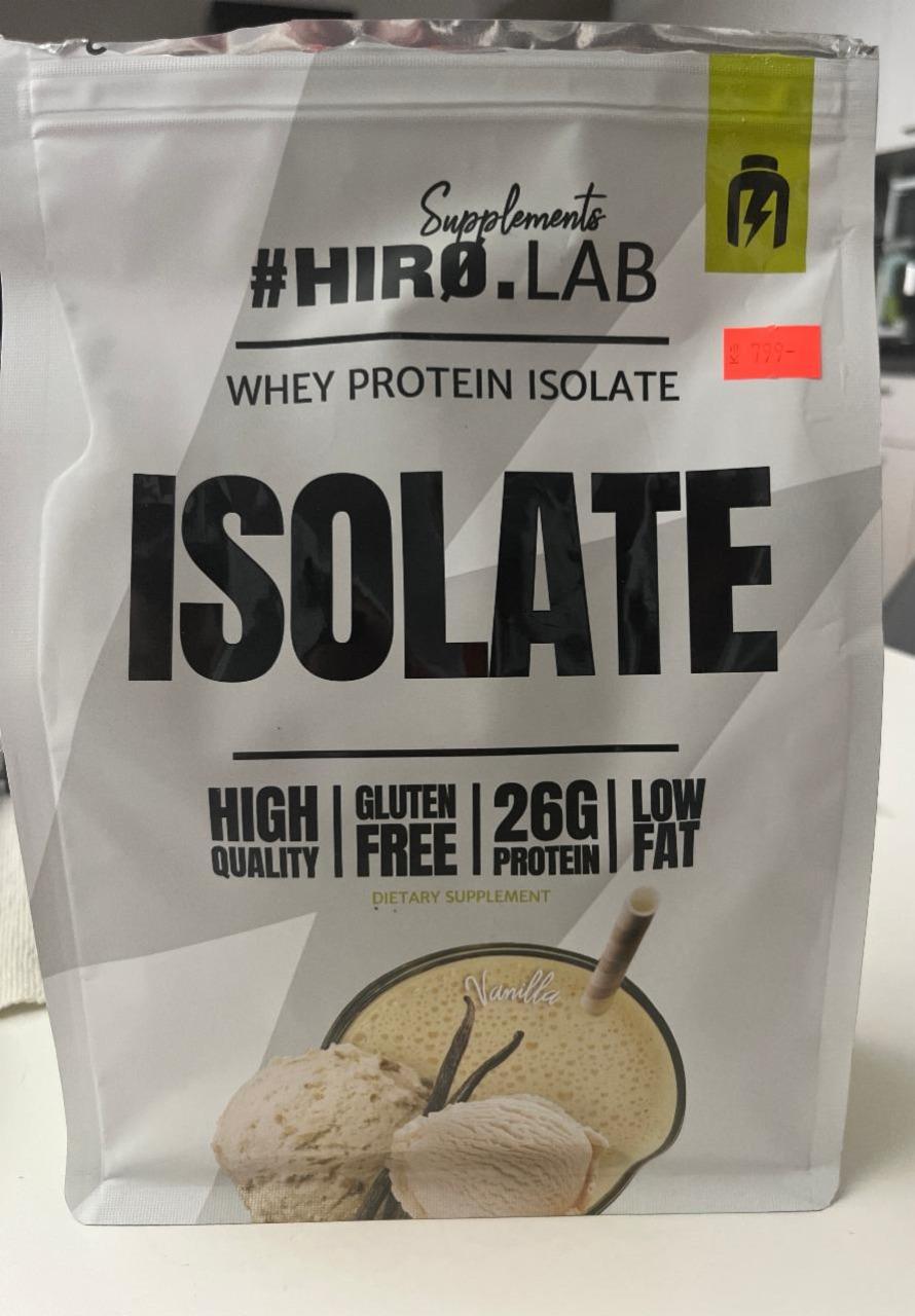 Fotografie - Whey Protein Isolate Hiro.Lab