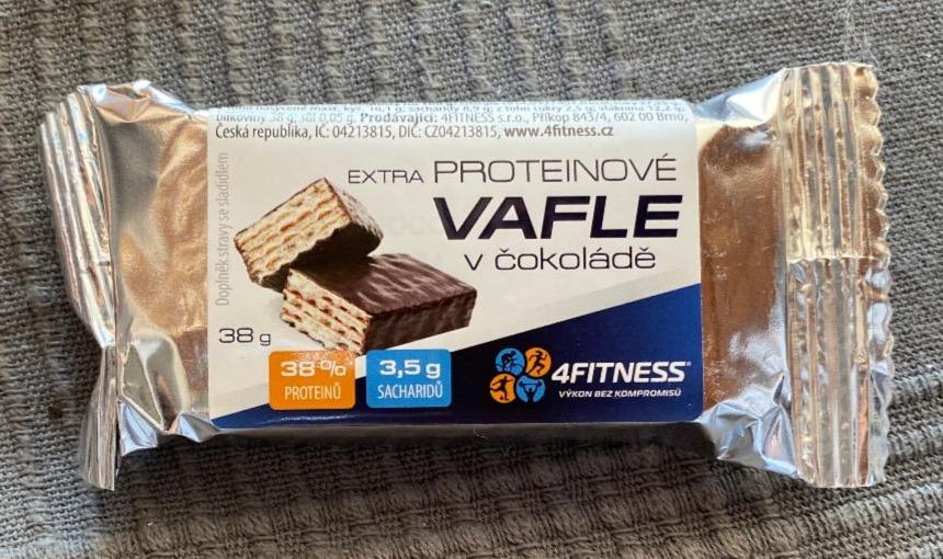 Fotografie - Extra proteinové vafle v čokoládě 4fitness