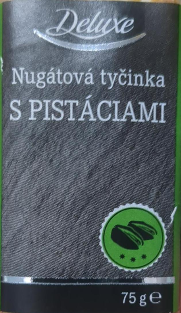 Fotografie - Nugátová tyčinka s pistáciami Deluxe