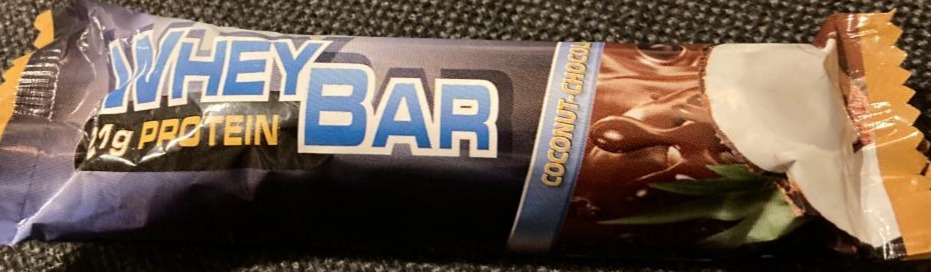 Fotografie - Whey Bar protein coconut- chocolate