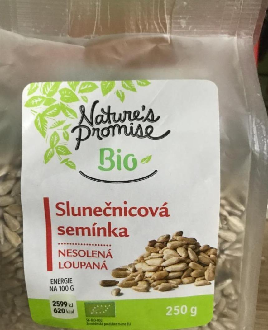 Fotografie - Bio Slunečnicová semínka nesolená loupaná Nature's Promise