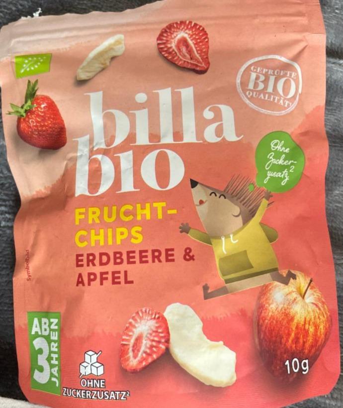 Fotografie - Frucht-chips Erdbeere & Apfel Billa Bio