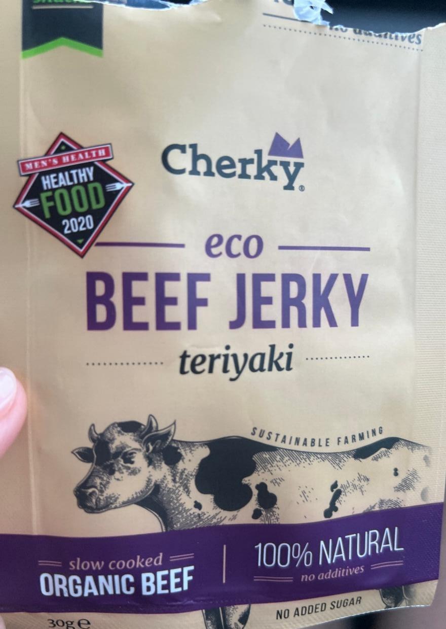 Fotografie - Eco Beef Jerky teriyaki Cherky