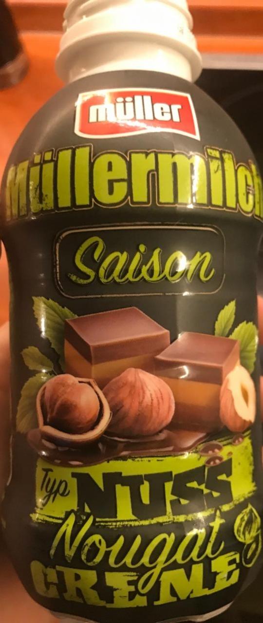 Fotografie - Müllermilch saison nuss nougat creme Müller