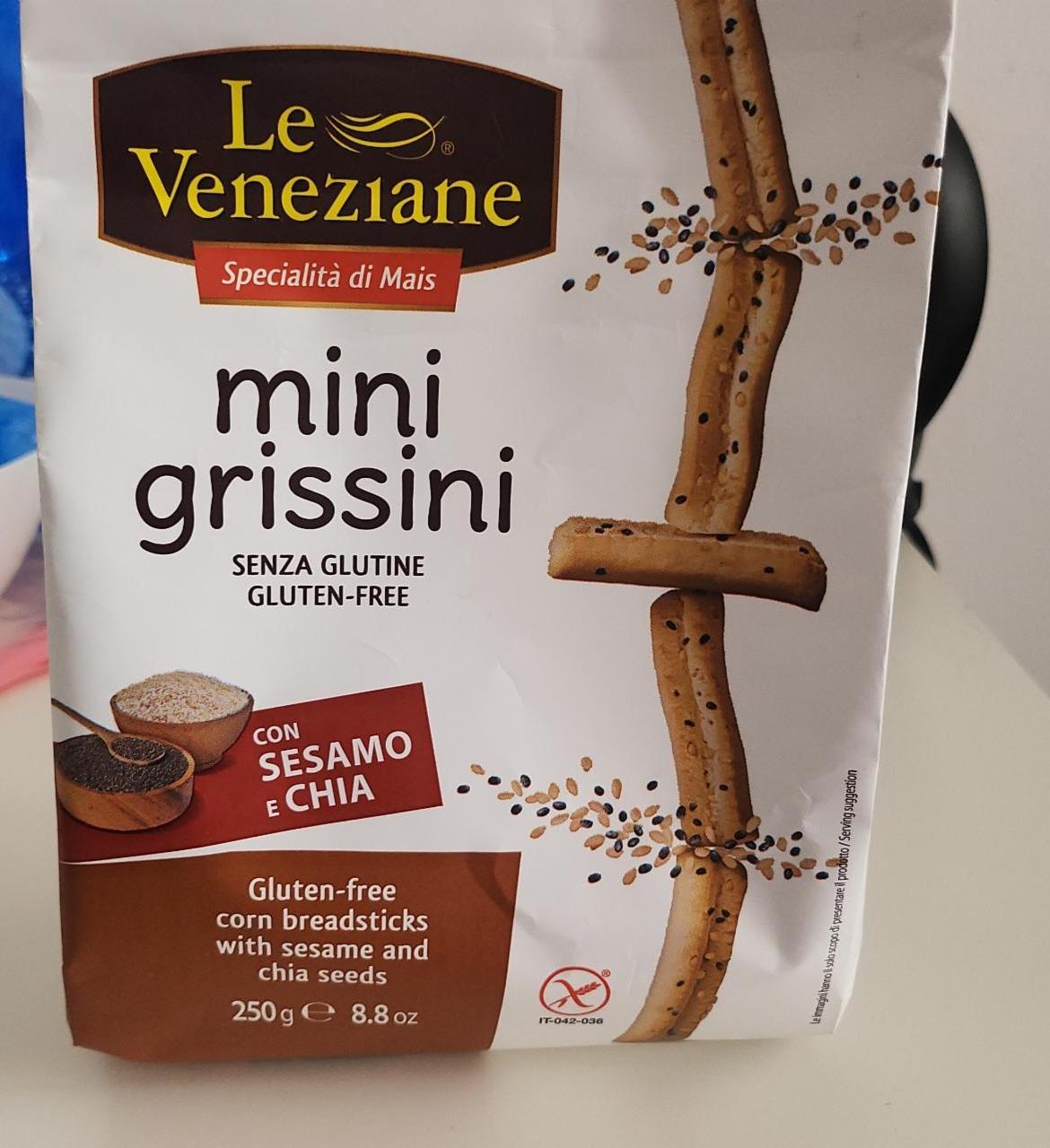 Fotografie - Mini grissini con sesamo e chia senza glutine Le Veneziane