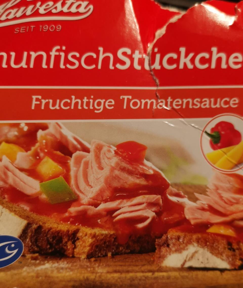 Fotografie - Thunfisch Stückchen Fruchtige Tomatensauce Hawesta