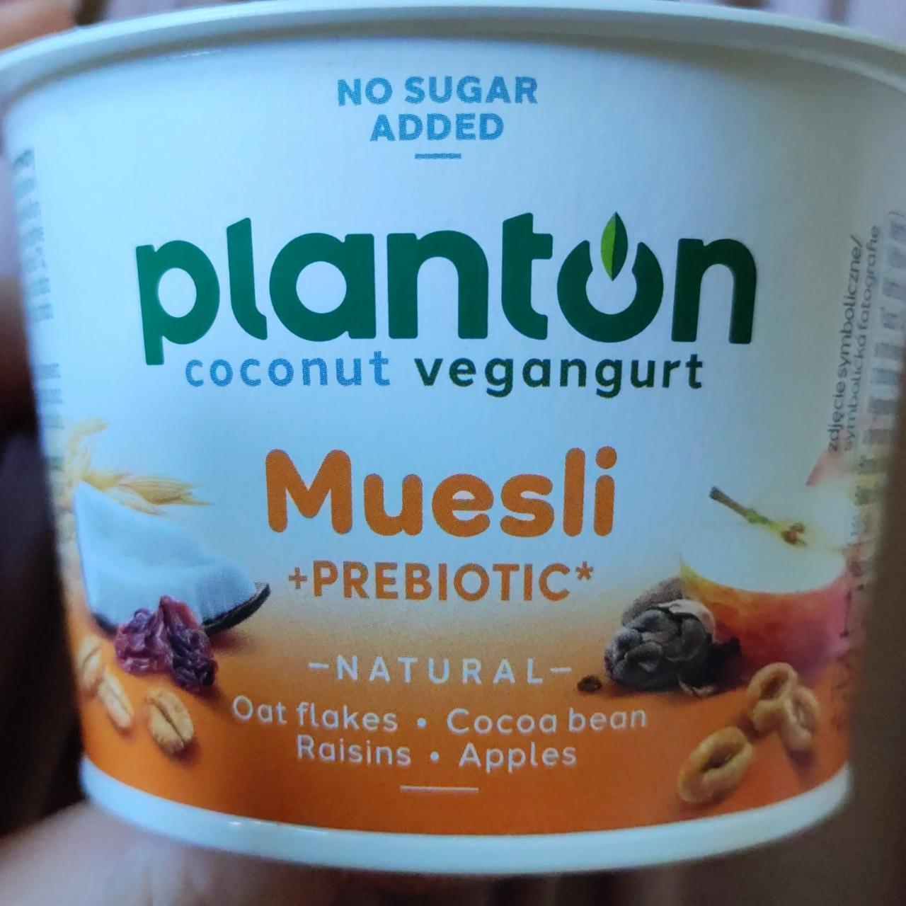 Fotografie - Planton coconut vegangurt muesli prebiotic