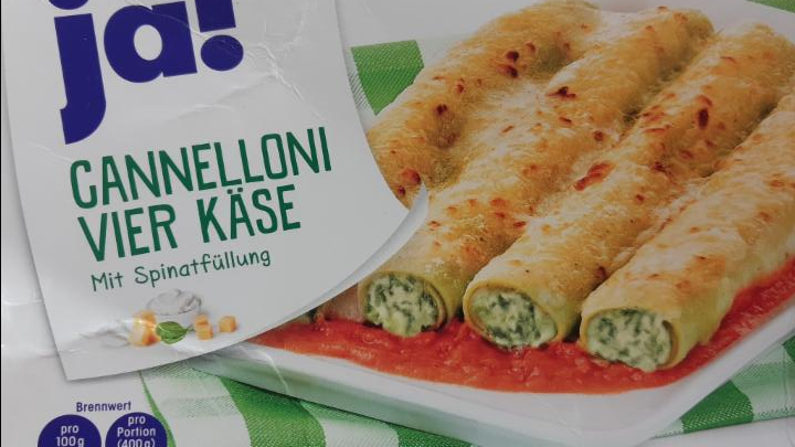 Fotografie - Cannelloni Vier Käse mit Spinatfüllung Ja!