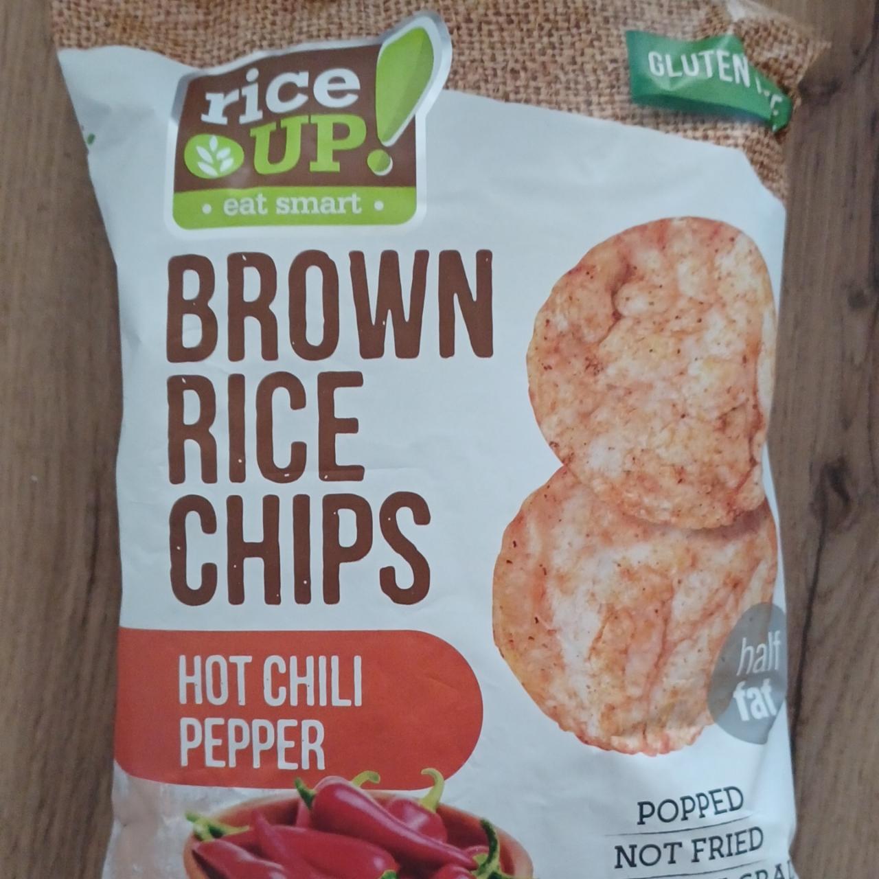 Fotografie - Brown rice chips hot chili pepper Rice up!