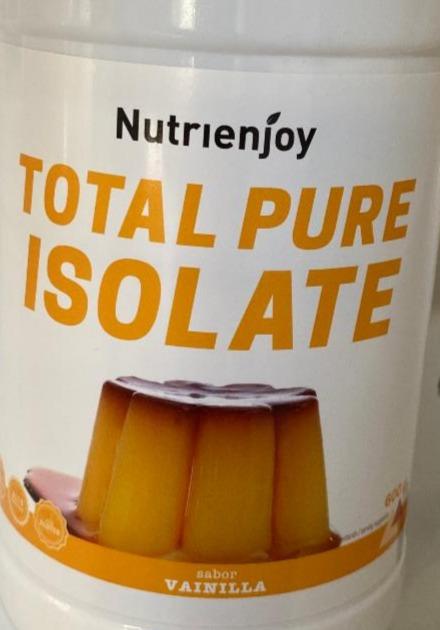 Fotografie - Total pure isolate vainilla Nutrienjoy