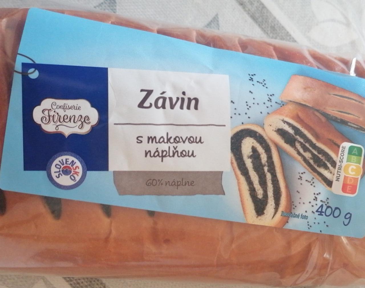 Fotografie - Závin s makovou náplňou 60% náplne Confiserie Firenze