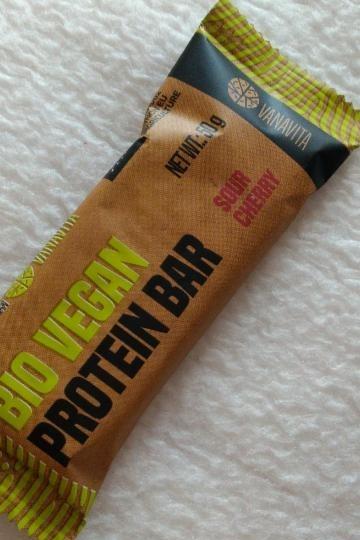 Fotografie - Bio Vegan Protein Bar Vanavita sour cherry