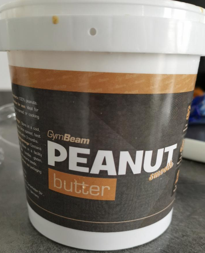 Fotografie - Arašídové máslo Peanut butter smooth Gymbeam