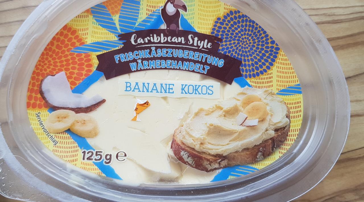 Fotografie - Frischkäsezubereitung Banane Kokos Caribbean Style