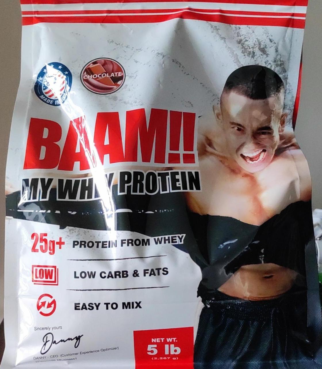 Fotografie - My Whey Protein Chocolate BAAM!!